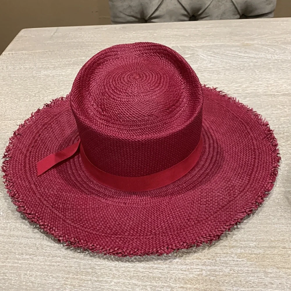 NWOT Gladys Tamez Straw Hat - Picture 3 of 10
